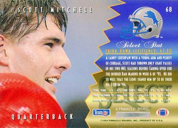 1994 Select #68 Scott Mitchell Back