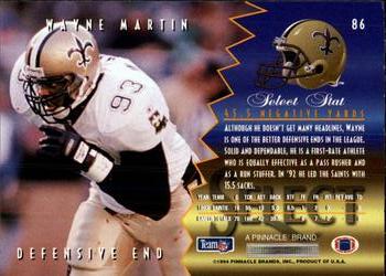 1994 Select #86 Wayne Martin Back