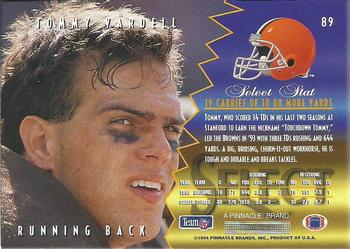 1994 Select #89 Tommy Vardell Back