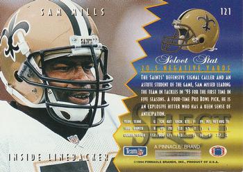 1994 Select #121 Sam Mills Back