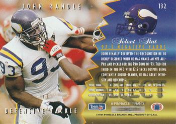 1994 Select #132 John Randle Back