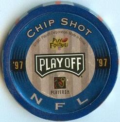 1997 Playoff Absolute Beginnings - Chip Shots Blue #149 Wesley Walls Back