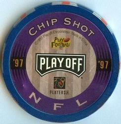 1997 Playoff Absolute Beginnings - Chip Shots Blue #165 Cris Carter Back