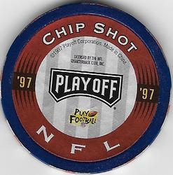 1997 Playoff Absolute Beginnings - Chip Shots Blue #151 Brett Favre Back