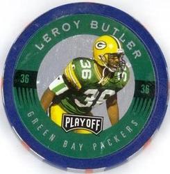1997 Playoff Absolute Beginnings - Chip Shots Blue #36 LeRoy Butler Front