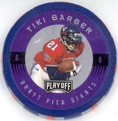 1997 Playoff Absolute Beginnings - Chip Shots Blue #6 Tiki Barber Front