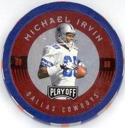 1997 Playoff Absolute Beginnings - Chip Shots Blue #88 Michael Irvin Front