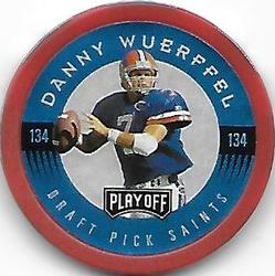 1997 Playoff Absolute Beginnings - Chip Shots Red #134 Danny Wuerffel Front
