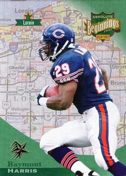 1997 Playoff Absolute Beginnings - Beginnings Gold Exchange #35 Raymont Harris Front