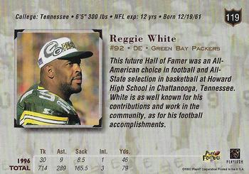 1997 Playoff Absolute Beginnings - Beginnings Gold Exchange #119 Reggie White Back