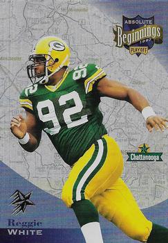 1997 Playoff Absolute Beginnings - Beginnings Gold Exchange #119 Reggie White Front