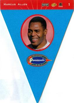 1997 Playoff Absolute Beginnings - Pennants Gold Exchange #1 Marcus Allen Back