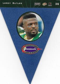 1997 Playoff Absolute Beginnings - Pennants Gold Exchange #36 LeRoy Butler Back