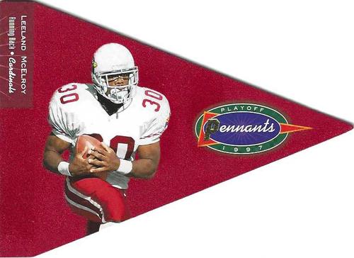 1997 Playoff Absolute Beginnings - Pennants Gold Exchange #108 Leeland McElroy Front