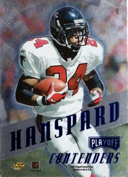 1997 Playoff Contenders - Blue #9 Byron Hanspard Back