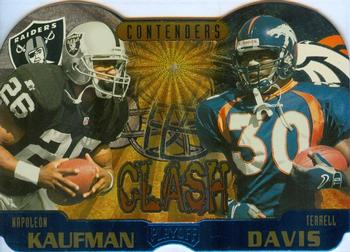 1997 Playoff Contenders - Clash Blue #7 Terrell Davis / Napoleon Kaufman Front