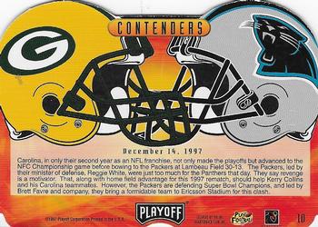 1997 Playoff Contenders - Clash Blue #10 Kerry Collins / Reggie White Back