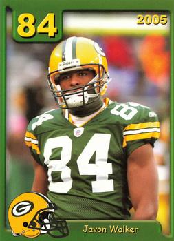 2005 Green Bay Packers Police - Copps Food Center, Manitowoc Police Department #16 Javon Walker Front