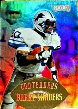 1997 Playoff Contenders - Gold #49 Barry Sanders Front
