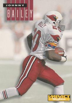 1994 SkyBox Impact #1 Johnny Bailey Front