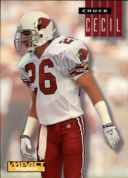 1994 SkyBox Impact #10 Chuck Cecil Front