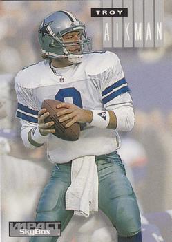 1994 SkyBox Impact #57 Troy Aikman Front