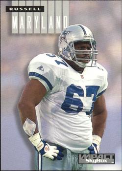 1994 SkyBox Impact #61 Russell Maryland Front