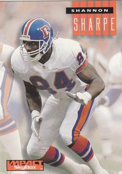 1994 SkyBox Impact #73 Shannon Sharpe Front