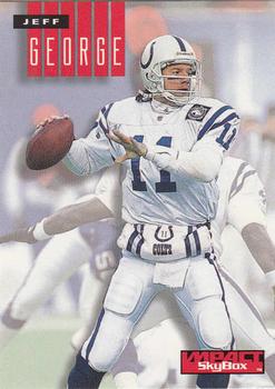 1994 SkyBox Impact #109 Jeff George Front