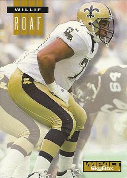 1994 SkyBox Impact #184 Willie Roaf Front