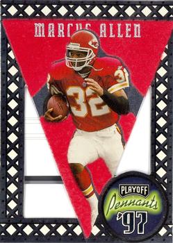 1997 Playoff Contenders - Pennants Red Felt #15 Marcus Allen Front