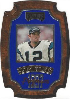 1997 Playoff Contenders - Performer Plaques Blue #13 Kerry Collins Front