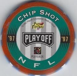 1997 Playoff First & Ten - Chip Shots Red #54 Chris Spielman Back