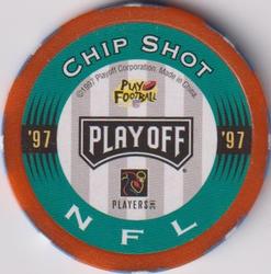 1997 Playoff First & Ten - Chip Shots Red #73 Brian Blades Back