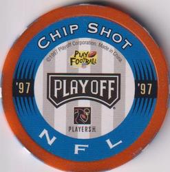 1997 Playoff First & Ten - Chip Shots Red #81 Tim Brown Back