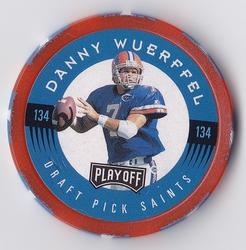 1997 Playoff First & Ten - Chip Shots Red #134 Danny Wuerffel Front