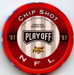 1997 Playoff First & Ten - Chip Shots Red #151 Brett Favre Back