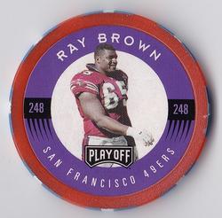 1997 Playoff First & Ten - Chip Shots Red #248 Ray Brown Front