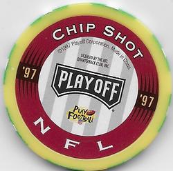 1997 Playoff First & Ten - Chip Shots Yellow #151 Brett Favre Back