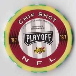 1997 Playoff First & Ten - Chip Shots Yellow #156 Kerry Collins Back