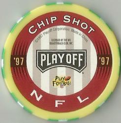 1997 Playoff First & Ten - Chip Shots Yellow #193 Jerry Rice Back