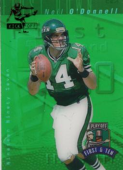 1997 Playoff First & Ten - Kickoff #K13 Neil O'Donnell Front