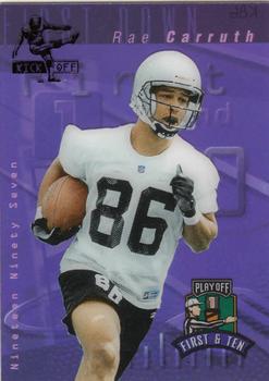 1997 Playoff First & Ten - Kickoff #K86 Rae Carruth Front