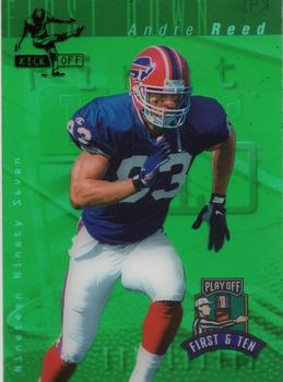 1997 Playoff First & Ten - Kickoff #K91 Andre Reed Front