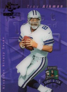 1997 Playoff First & Ten - Kickoff #K101 Troy Aikman Front