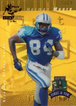 1997 Playoff First & Ten - Kickoff #K117 Herman Moore Front