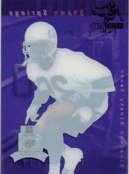 1997 Playoff First & Ten - Kickoff #K182 Shawn Springs Back