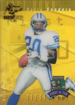 1997 Playoff First & Ten - Kickoff #K183 Barry Sanders Front