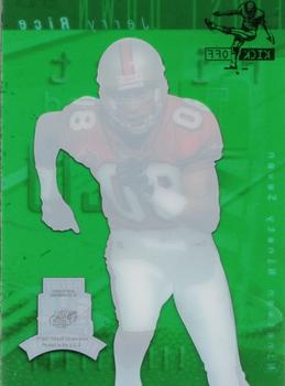 1997 Playoff First & Ten - Kickoff #K193 Jerry Rice Back