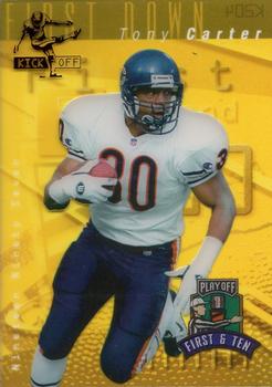 1997 Playoff First & Ten - Kickoff #K204 Tony Carter Front